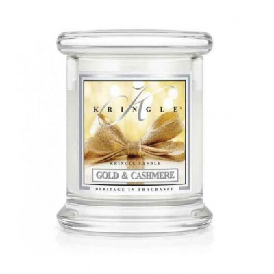 Kringle Candle GOLD & CASHMERE vonná svíčka mini 127 g