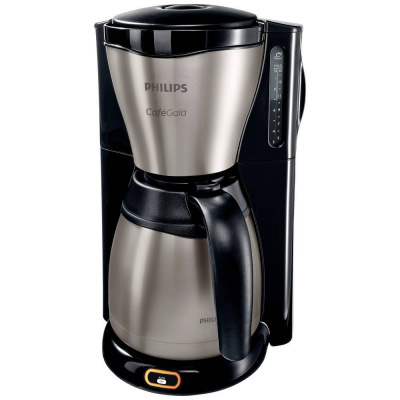 Philips Café Gaia HD7548/20 kávovar černá, nerezová ocel připraví šálků najednou=15 termoska