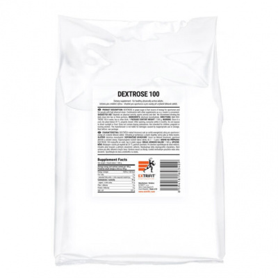 Extrifit Dextrose 100 - hroznový cukr 1500 g - bez příchutě