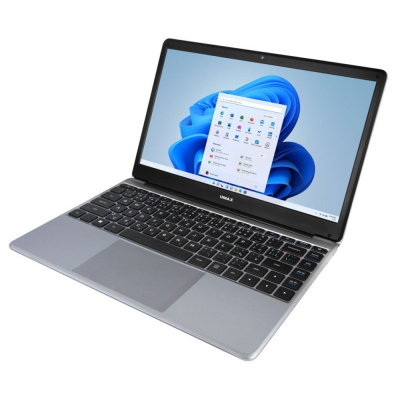 UMAX VisionBook 14Wj šedý Notebook, Celeron N4500, 4GB LPDDR4, 128GB eMMC, Intel UHD 600, 14,1" Full HD IPS, W11 Pro, šedý UMM230149