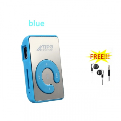 MP3 přehrávač | mini hudební přehrávač - Modrá