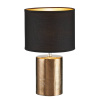 FISCHER & HONSEL Stolní lampa Bronz, válcová, černá/bronz - 50657