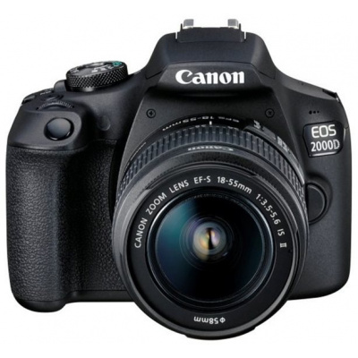Digitální fotoaparát Canon EOS 2000D + EF-S 18-55 mm f/3.5-5.6 IS II (2728C003)