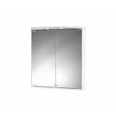 JOKEY Ampado 60 LED bílá zrcadlová skříňka MDF 111912420-0110 (111912420-0110)