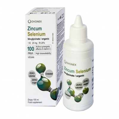 kapky Liquid OVONEX ZINCUM/SELENIUM 100ml