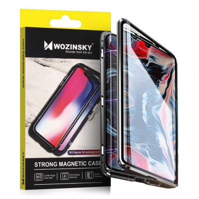 WOZINSKY Wozinsky magnetické pouzdro s ochranním sklem pro Samsung Galaxy A32 5G černá