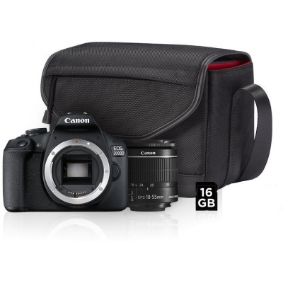 Digitální fotoaparát Canon EOS 2000D + EF-S 18-55 mm f/3.5-5.6 IS II Value Up Kit (2728C013)