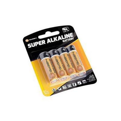 Baterie alkalická GoGEN SUPER ALKALINE AA, LR06, blistr 4ks (GOGR06ALKALINE4)