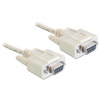 687450 - DeLock Delock sériový kabel Null modem 9 pin samice/samice 1,8 m - 84077