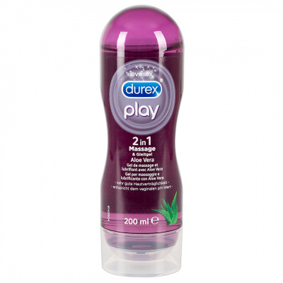 Masážní a lubrikační gel Durex Play 2v1 Aloe 200 ml