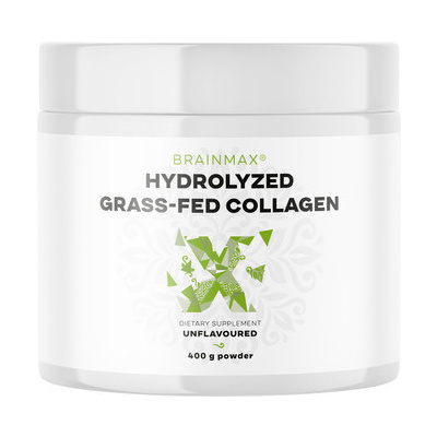 BrainMax Hydrolyzovaný Kolagen, Grass-fed Collagen, 400 g