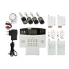 Bezdrátový GSM alarm s LCD displ., 4x dálk.ovl., 2x PIR, 2x DOOR, 1x siréna, HF-GSM03