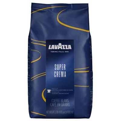 Káva Lavazza Super Crema, zrnková, 1000g (4202)