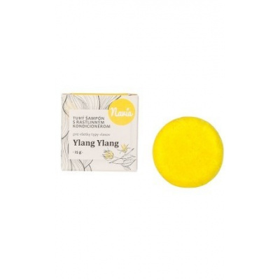 Kvítok Tuhý šampon s kondicionérem pro světlé vlasy Ylang Ylang (25 g)