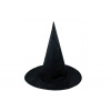 Klobouk černý čaroděj Halloween dospělý (Klobouk černý čarodějnický, dospělý HALLOWEEN (halloweenský-karnevalový-doplněk))