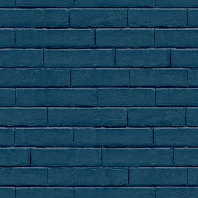 Vliesová tapeta na zeď, imitace petrolejově modré cihly GV24257, Good Vibes, Decoprint, velikost 0,53 x 10,05 m