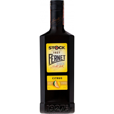 Fernet Stock Citrus 0,5l 27% (holá láhev)