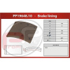 Brzdové obložení T815 GR 420x160x16 WVA 19648-01 Brzdové obložení T815 GR 420x160x16 WVA 19648-01