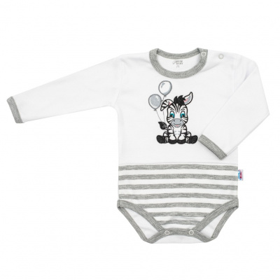 Kojenecké bavlněné body New Baby Zebra exclusive 86 (12-18m) - 86 (12-18m) CAR_39846_8596164048696