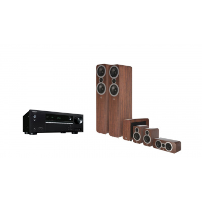 Onkyo + Q Acoustics Onkyo TX-NR5100 + Q Acoustics 3050i 5.1 Barva: Walnut