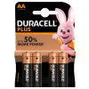 Alkalické baterie Duracell Plus AA 1,5V 4ks - cena za 4ks