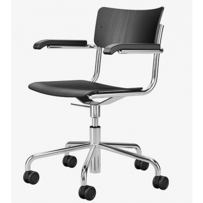 THONET - Kancelářská židle s područkami S 43 FDR