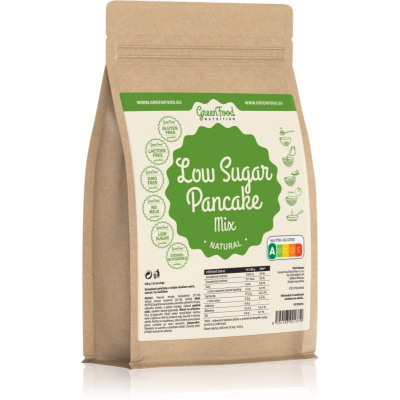 GreenFood Nutrition Low Sugar Pancake Mix směs na přípravu palačinek příchuť Natural 500 g