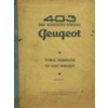 Peugeot 403 and Associated Vehicles Technical Manual