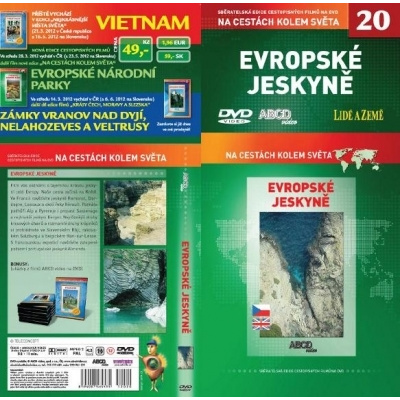 Evropské jeskyně DVD cestopis