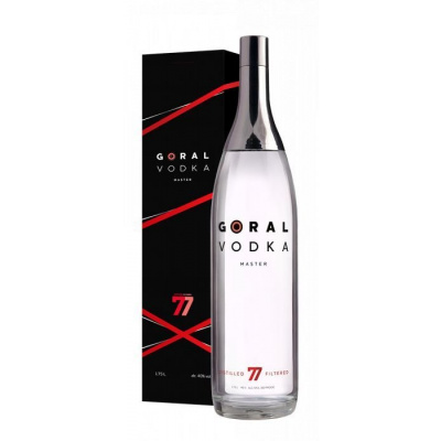 Goral Vodka Master 1,75l 40% (holá láhev)