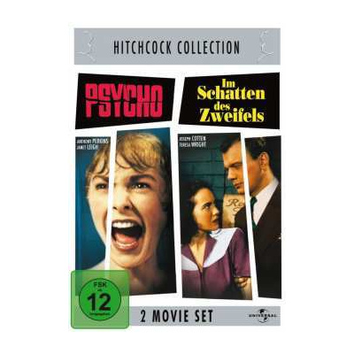 DVD Various: Hitchcock: Psycho / Im Schatten Des Zweifels