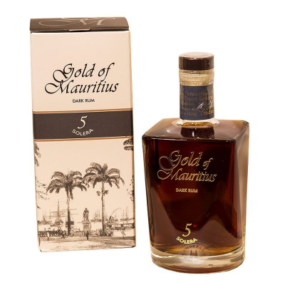 Gold of Mauritius Solera Dark Rum 5y 0,7l 40% (karton)