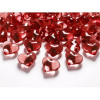 Party Deco Diamantové konfety červené srdce 21 mm /BP