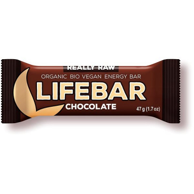 Lifefood Lifebar RAW BIO 47 g, čokoládová