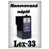 SuperNakup - Náplně do tiskáren Lexmark 33 - color - SADA 3 náplní - renovované
