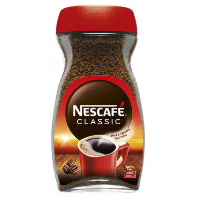 Nescafé Classic instant Káva 200g (Kartonové balení : 6 ks)