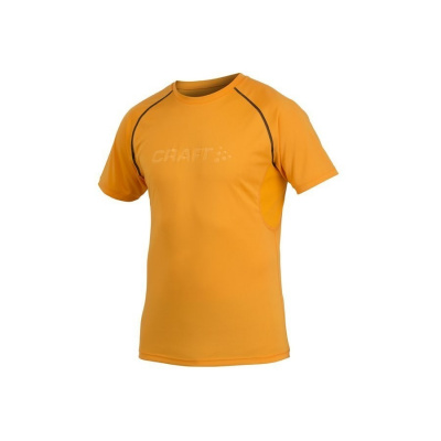 Triko s krátkým rukávem CRAFT Active Run pánské oranžová Velikost: XL