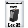 SuperNakup - Náplně do tiskáren Lexmark 32 - black - SADA 3 náplní - renovované