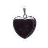 Milujeme Kameny Hematit - přívěsek srdce cca 1.5 cm