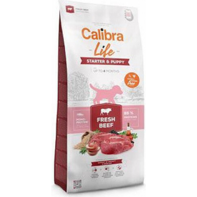Calibra Dog Life Starter&Puppy Fresh Beef 12kg (objednání u dodavatele)