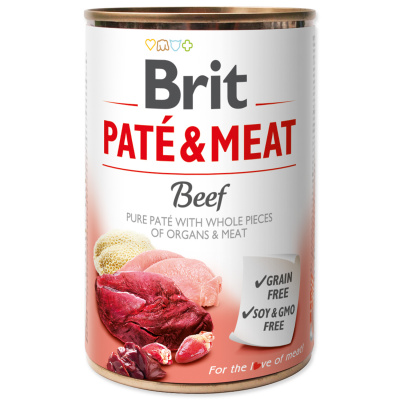 Brit Paté&Meat (VAFO Praha s.r.o.) Brit Dog konz Paté & Meat Beef 400g