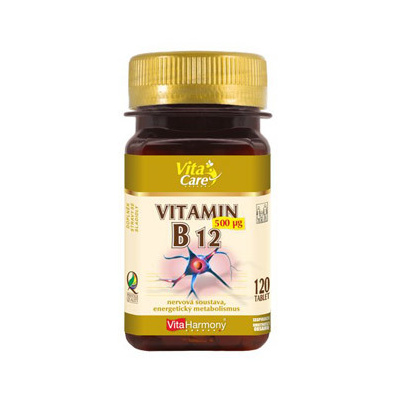 VitaHarmony Vitamin B12 s okamžitým účinkem 120 tablet