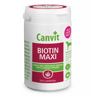 CANVIT s.r.o. Canvit Biotin Maxi pro psy ochucený 500g Velikost balení g: 500 g