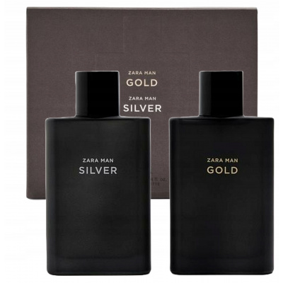 ZARA MAN - SILVER + GOLD - PARFÉM PÁNSKÉ 2x 90ml