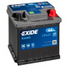 Autobaterie EXIDE Excell 44Ah, 12V, 400A, EB440 (Bezúdržbový Startovací akumulátor s kapalným elektrolytem)