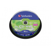 Verbatim VERBATIM CD-RW SERL 700MB, 12x, spindle 10 ks - 43480