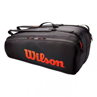 Tenisová taška Wilson Tour 12 Pack, red/black WILSON - doprava zdarma