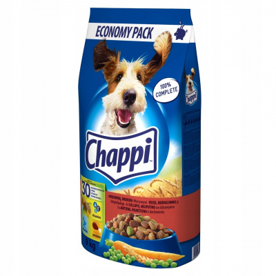 Chappi Hovězí a drůběž 9 kg