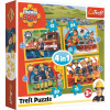 TREFL Puzzle Požárník Sam: Rádi pomůžeme 4v1 (12,15,20,24 dílků)