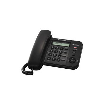 Panasonic KX-TS560FXB - jednolinkový telefon, černý 5025232484621